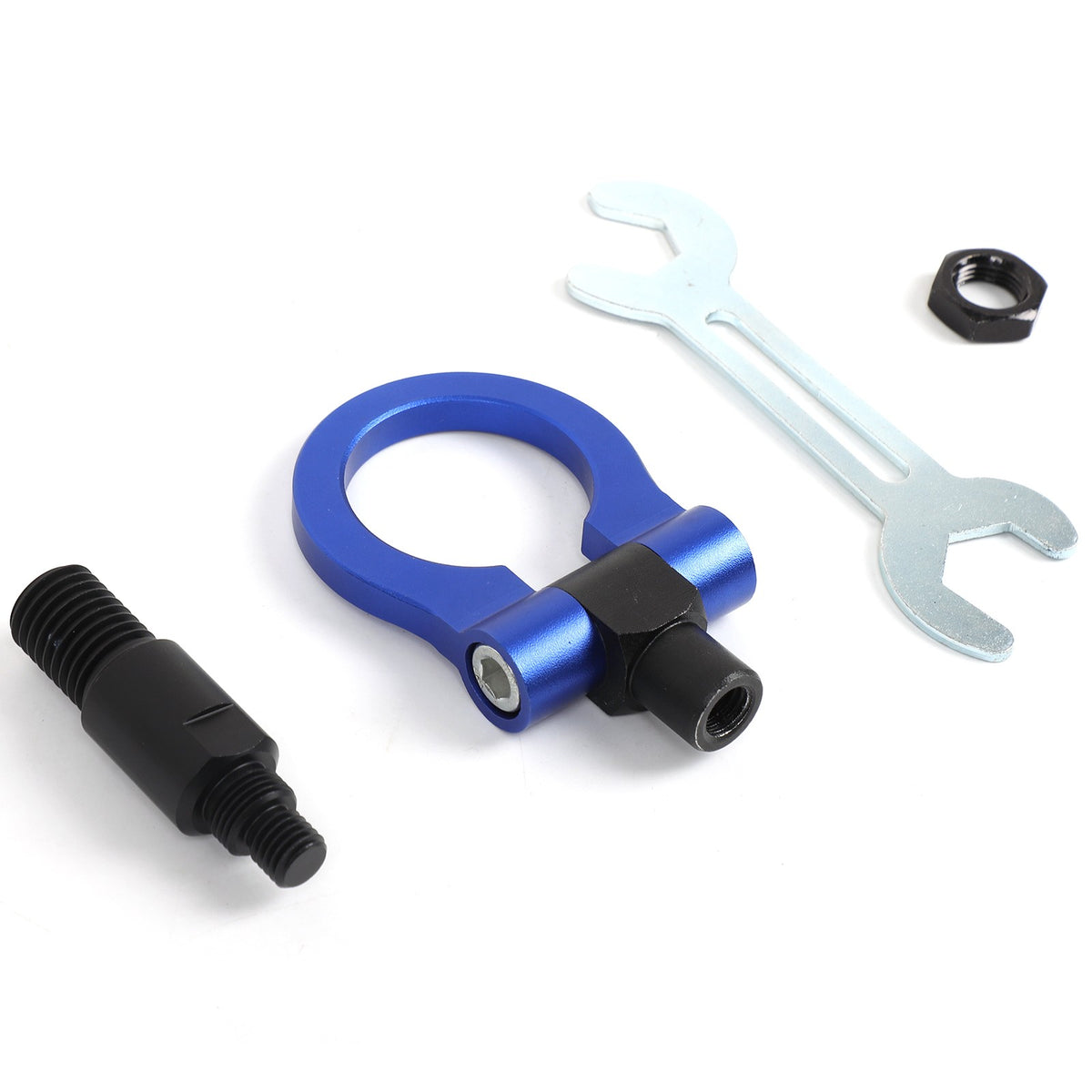 Blue Aluminum Front & Rear Track Racing Tow Hook Trailer For Corvette C8 2020+US 19