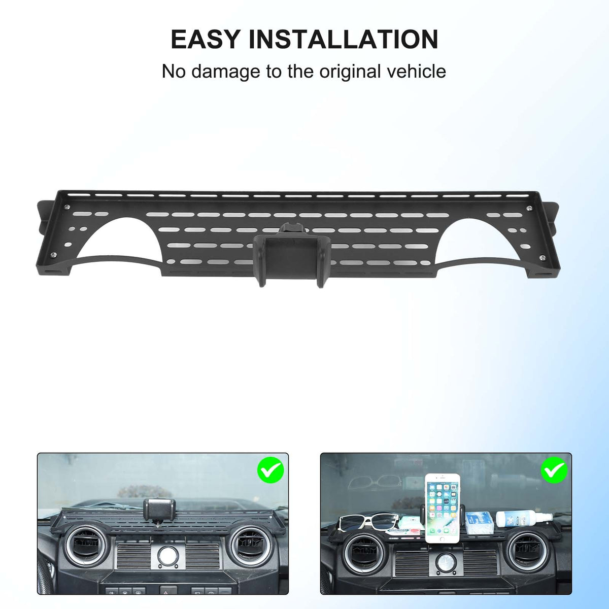 Off-Road Dashboard Phone Holder Bracket For Land Rover Defender L316 2004-2018 16