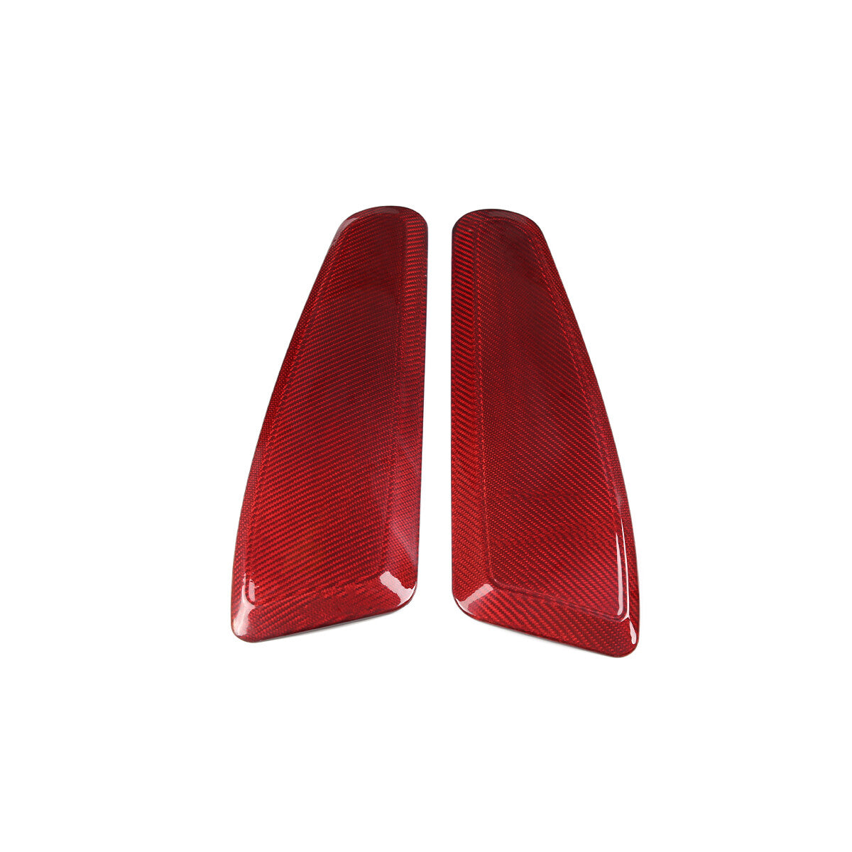 Red Carbon Fiber Interior Seat Side Panel Trim Cover for Porsche 911 718 15-20 6