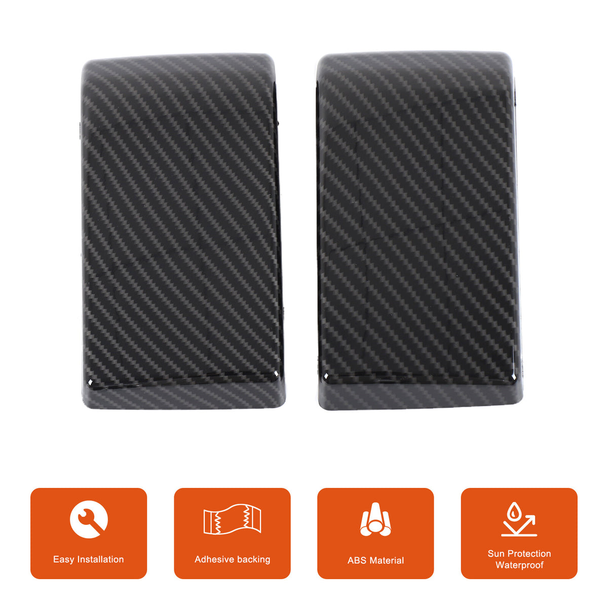 Carbon Fiber ABS Exterior Front Bumper Door Trim For Benz G-Class W465 2025+ 20
