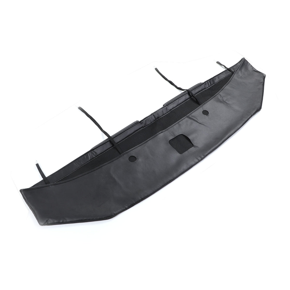 Front PU Leather Hood Cover Protector Bra Trim For Ford Ranger T9 2023-2024 3