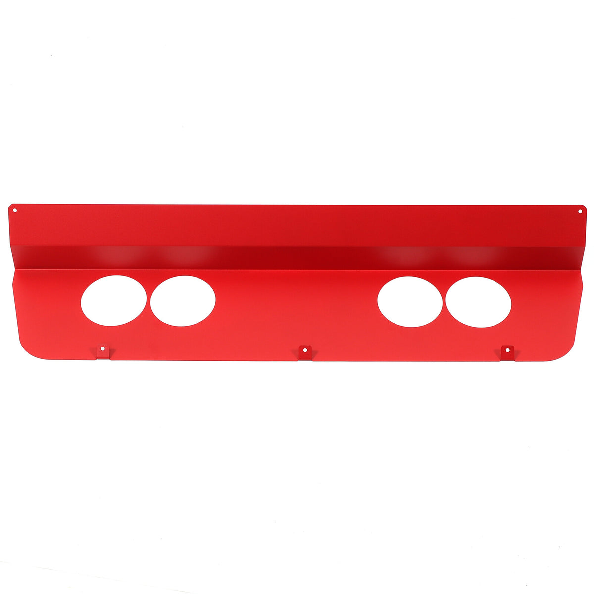 Red Stainless Steel Exhaust Filler Panel trim For Corvette C6 2005-2013 3
