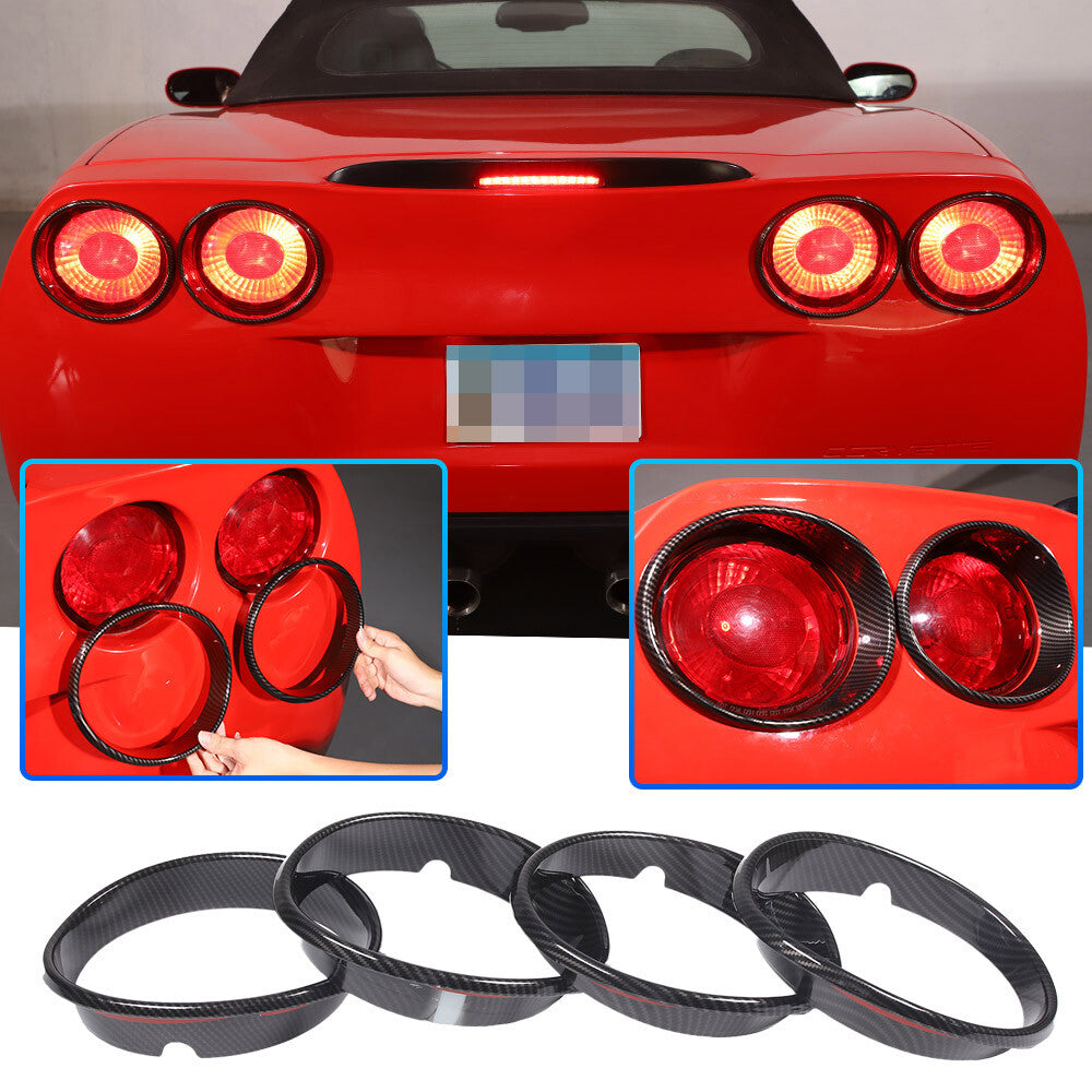 ABS Carbon Fiber Interior Exterior Cover Trim Kit For Corvette C6 2005-2013 111