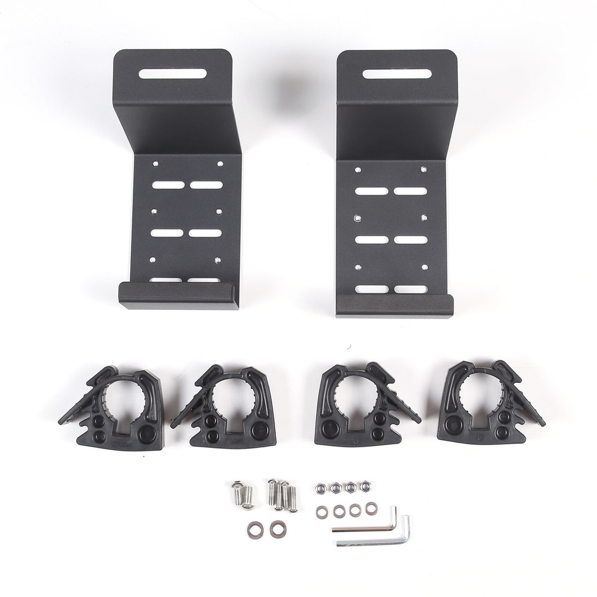 Black Steel Cargo Box Side Rail Tool Mounting Bracket For Ford Maverick 2022 7