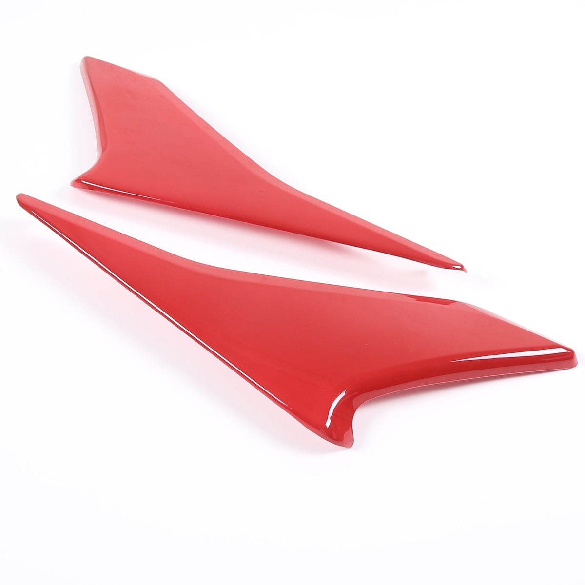 Red ABS Interior Door Panel Decor Cover Trim For Corvette C8 2020-2026 12