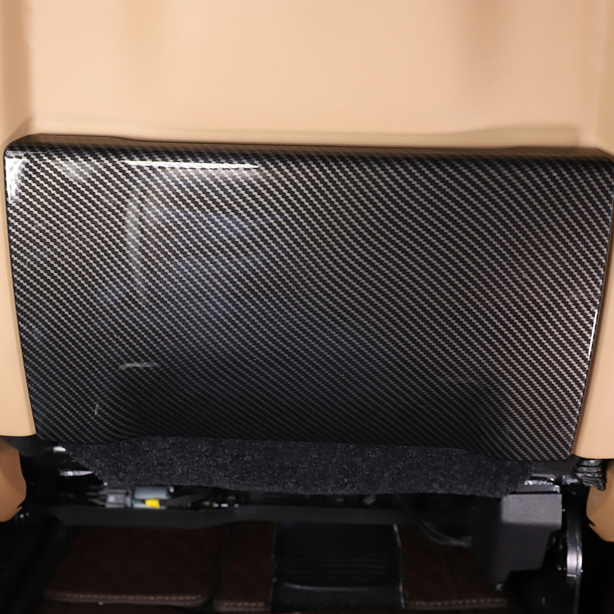 ABS Carbon Fiber Seat Back Anti-kick Panel Trim Cover For Range Rover Sport 2023 5