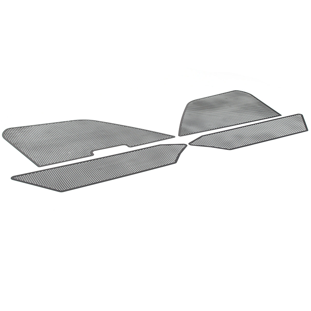 Front Grill Guard Side Vent Intake Mesh Grille Insert For Corvette C8 2020-26 11