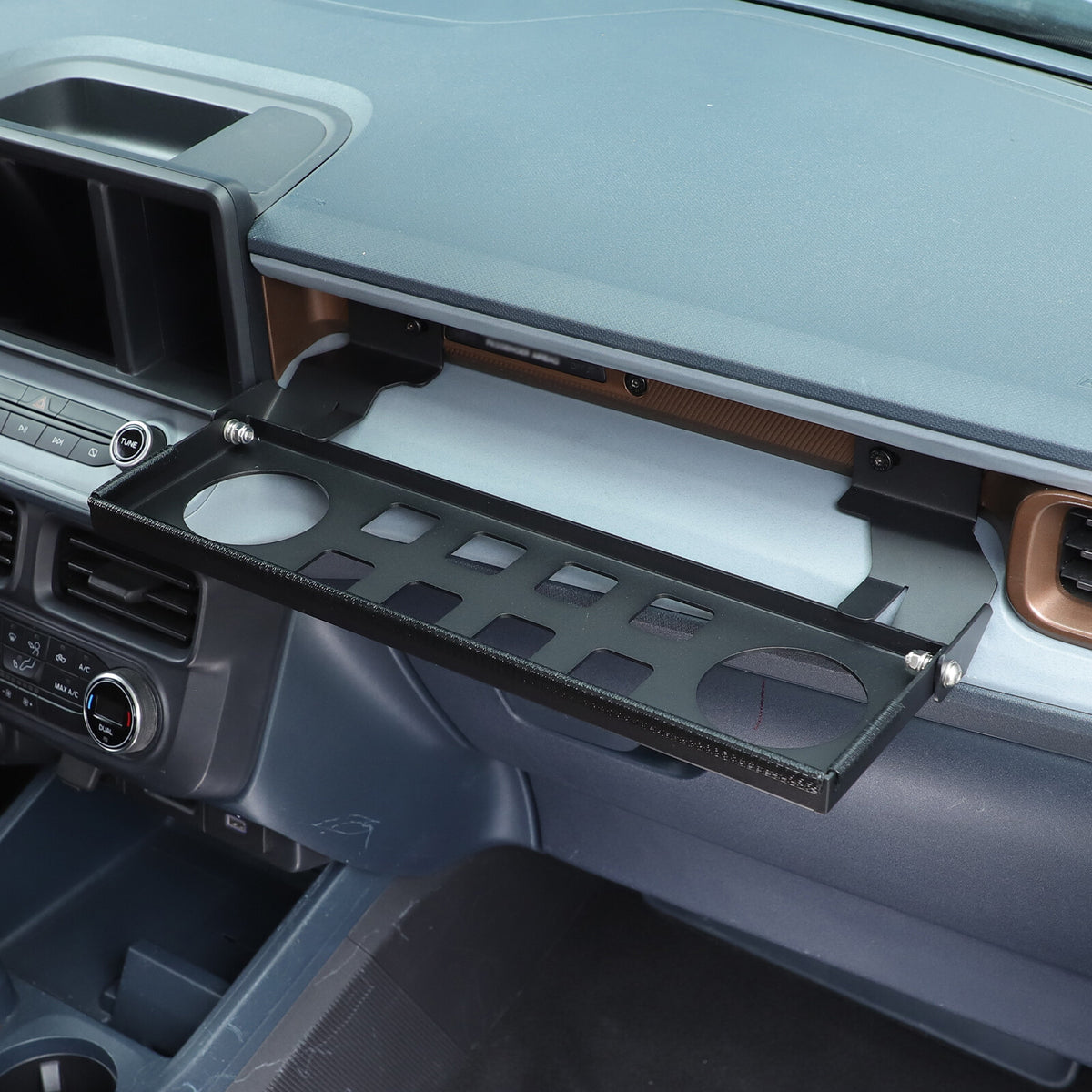 Aluminum Multi-functional Passenger Side Storage Rack For Ford Maverick 2022+ 19