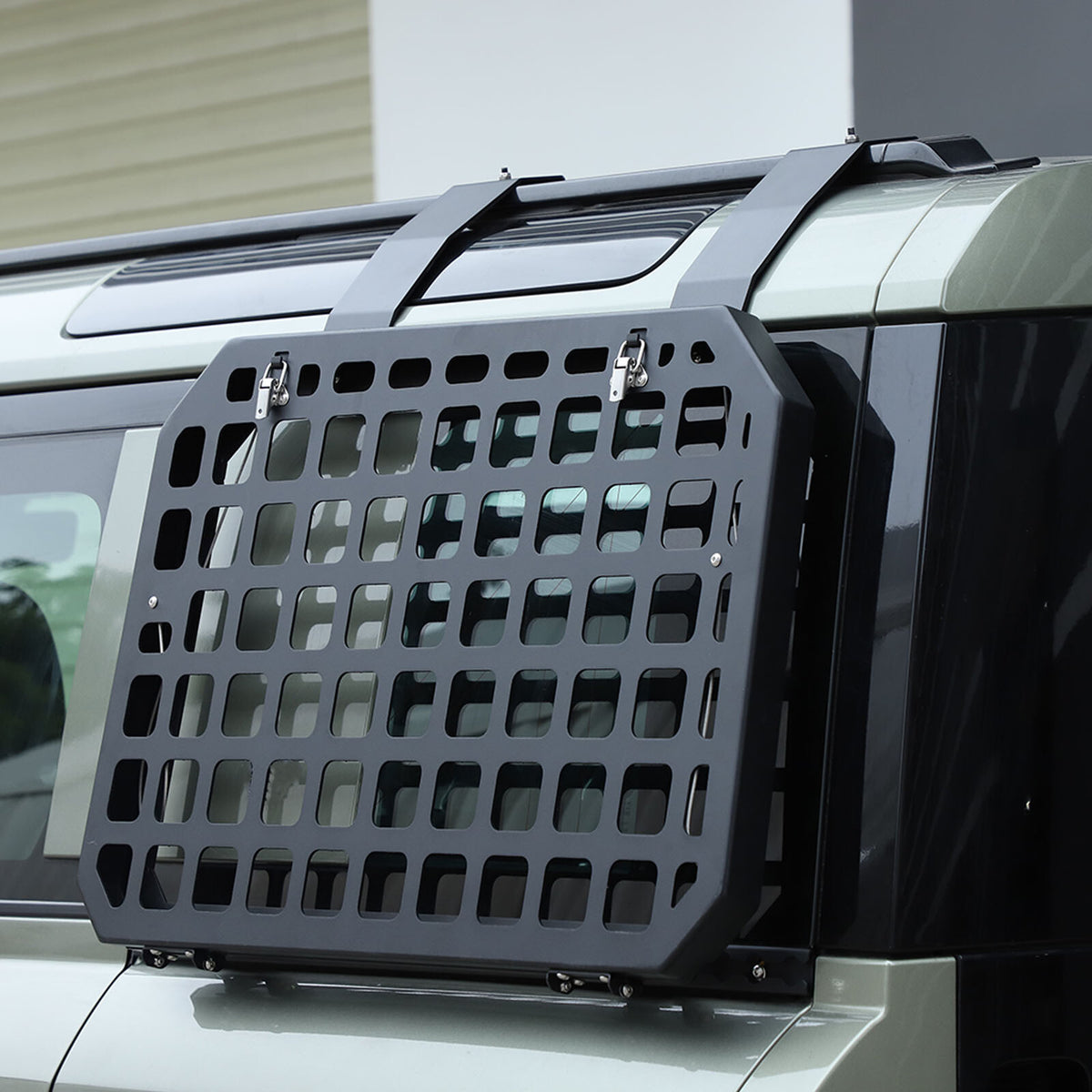 Side Molle Panel Trunk Shelf Storage Rack For LR Defender 90 110 L663 20-23 US 6