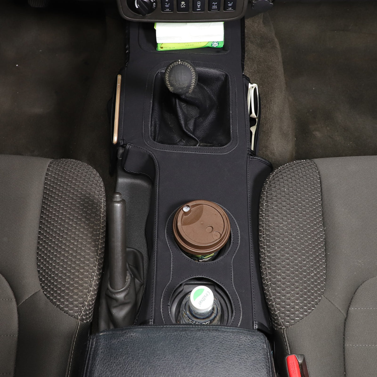 Suede Cloth Center Console Gear Shift Trim Cover For Nissan Frontier 2013-21 US 10