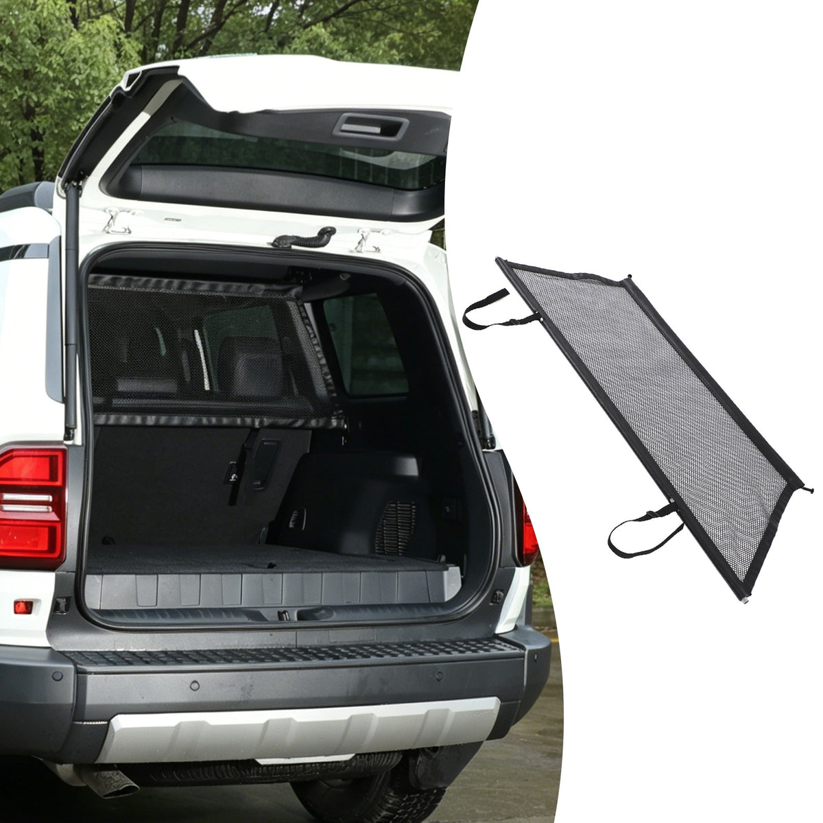Trunk Safety Isolation Protection Net For Toyota Land Cruiser LC250 Prado 2024+ 17