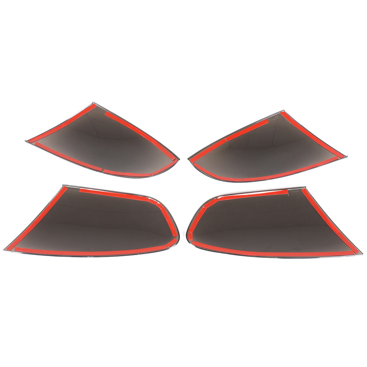 Transparent Gray Smoked Tail Light Trim Cover For Seat Leon MK2 1P1 2008-2012 14
