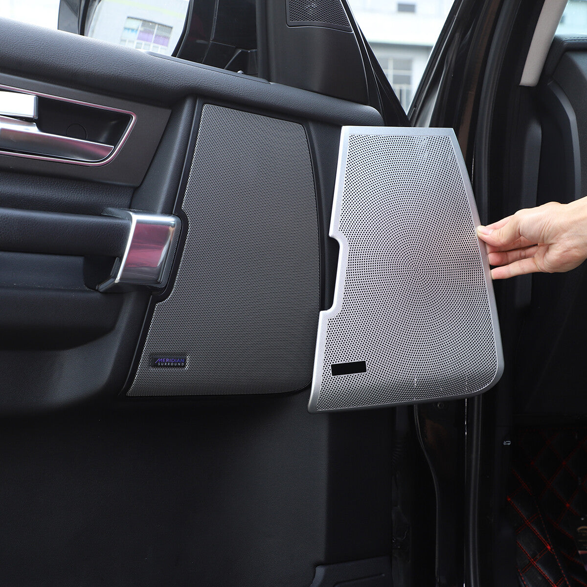 Steel Car Door Speaker Net Cover Trim For Land Rover Discovery 4 LR4 2010-2016 7