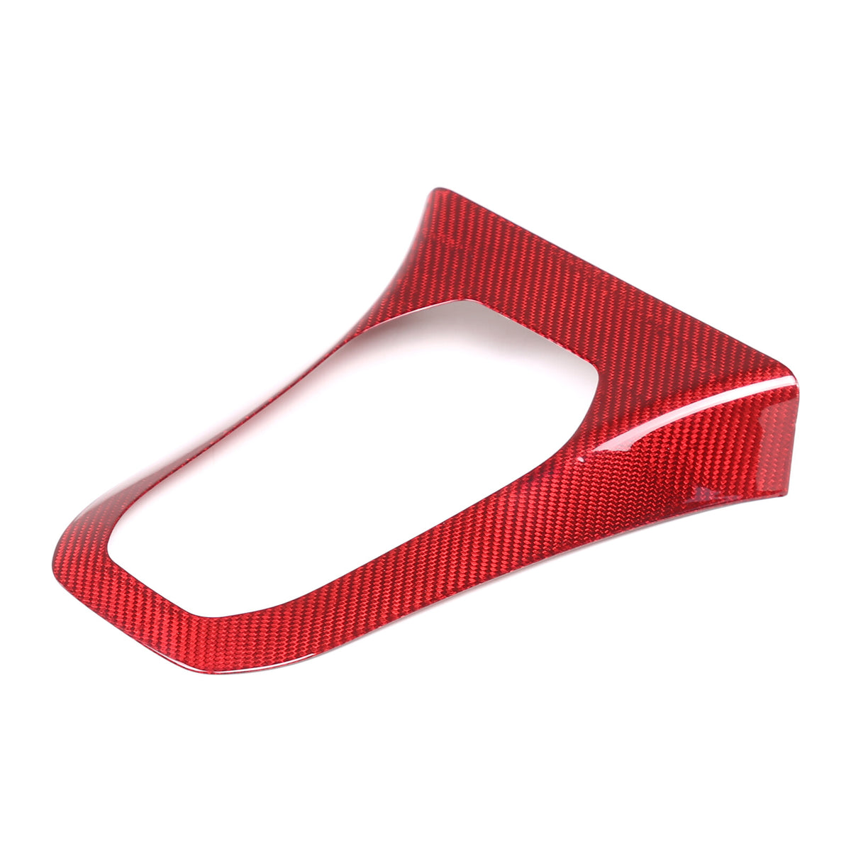 Red Real Carbon Fiber Center Dashboard Speaker Panel Trim For Toyota Supra 19+ 11