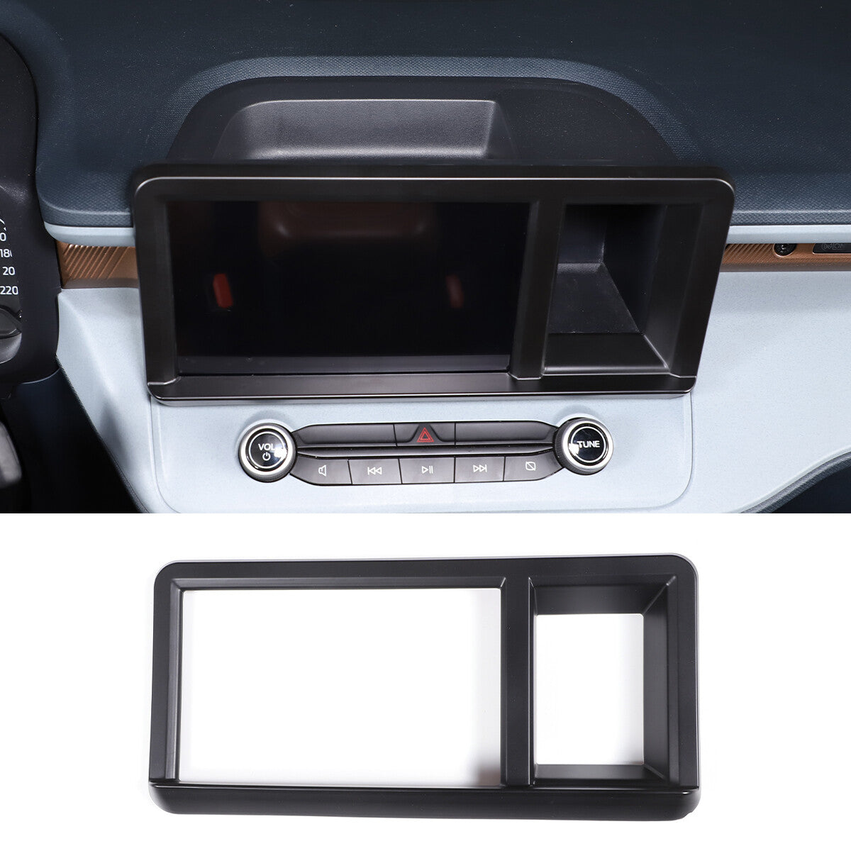 Matte Black Full Interior Set Panel Decor Cover Trim Kit For Ford Maverick 22-24 88