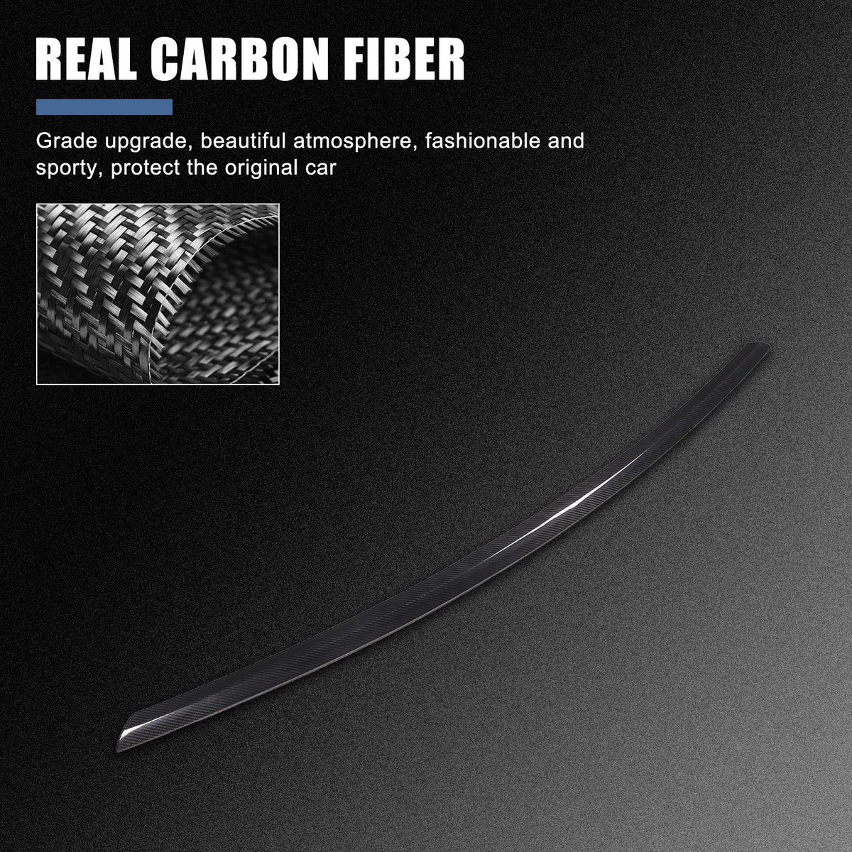 Real Carbon Fiber Rear Emblem Trim For Cadillac Escalade 2021-2023 5