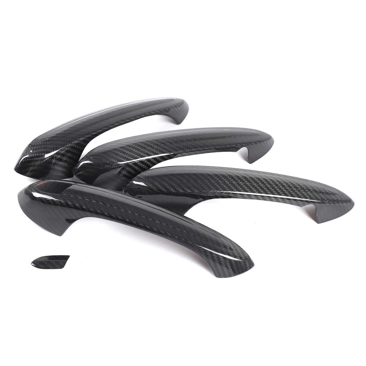 Real Carbon Fiber Exterior Door Handle Protector Trim for BMW 3 Series G20 20-25 8