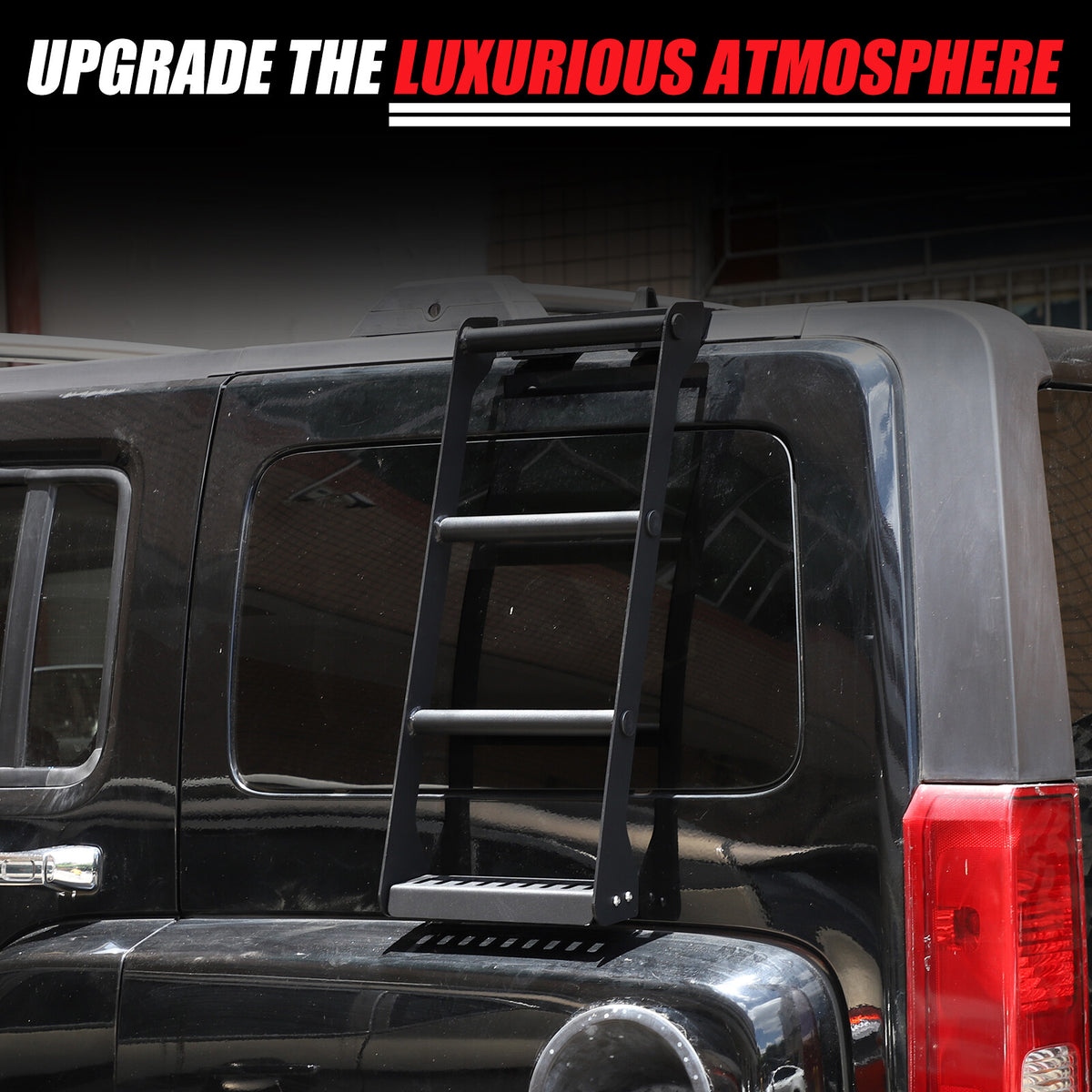 Alloy Black Ladder Luggage basket Side Ladder Climb For Hummer H3 2005-09 US 24