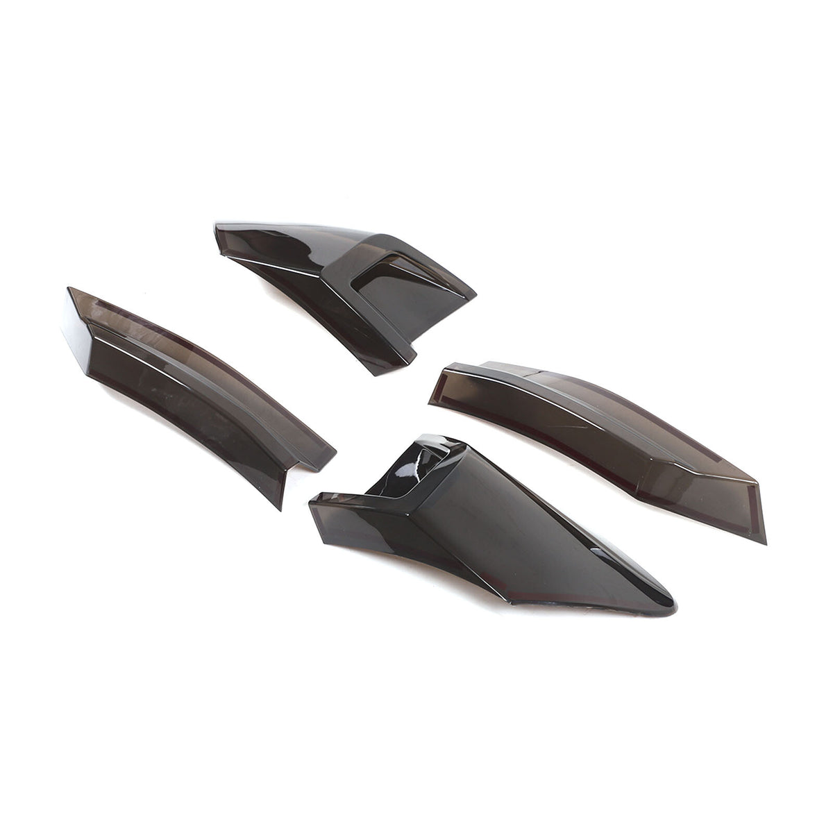 Smoked Black Rear Tail Light Guard Decor Cover Trim For BMW X1 iX1 U11 2023+ 24