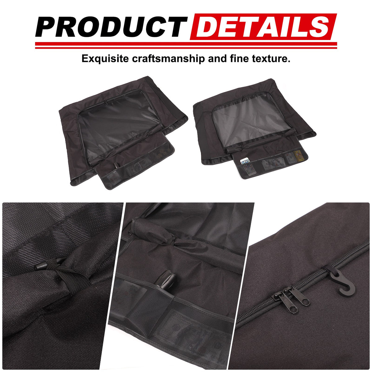 Black ABS Rear Door Window SunShade Cover For BMW X3 G01 2018-2024 20