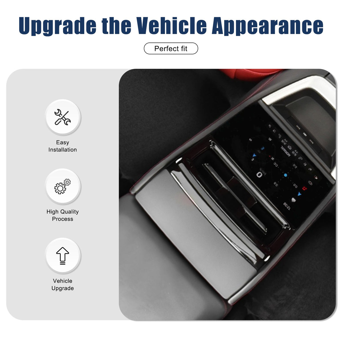 Real Carbon Fiber Rear Air Outlet Frame Trim For Porsche Panamera 972 2024+ 17