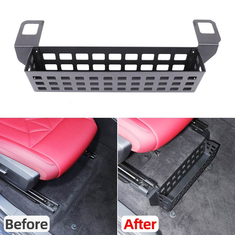 Alloy Under-Seat Storage Basket Box Tray For BMW X3 G45 2025+ 24
