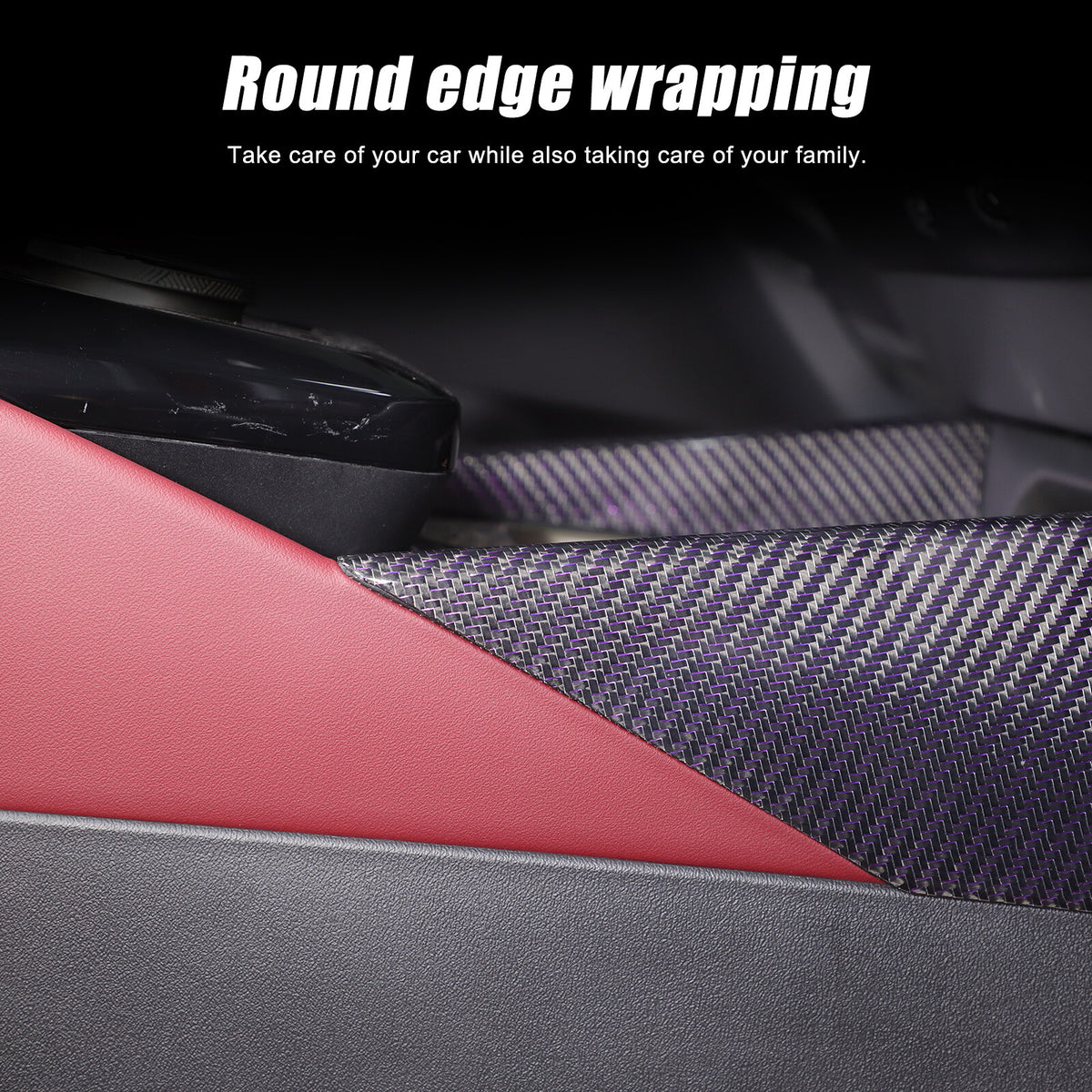 Real Carbon Fiber Center console Gear Shift Side Trim For BMW 5 Series G60 2024+ 10