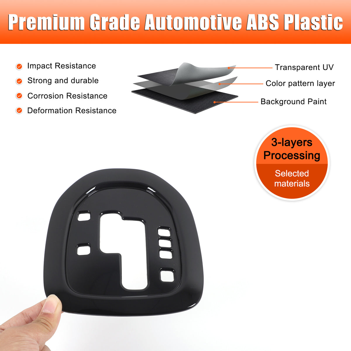 Glossy Black Center Console Gear Shift Panel Trim For Pontiac G8 2008-2009 US 8