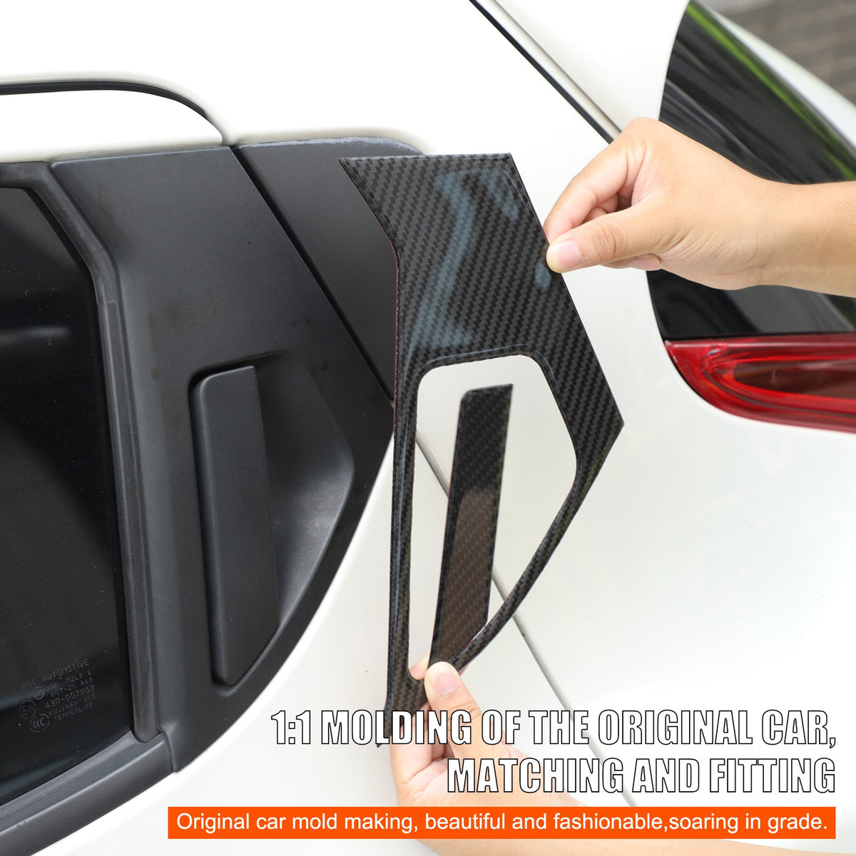 Soft Carbon Fiber Interior Center Console trim Sticker For Nissan Juke 2011-2019 192