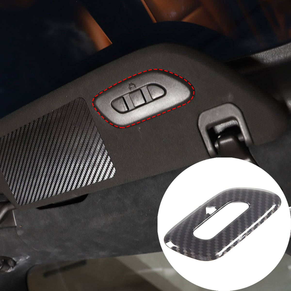 Carbon Fiber ABS Interior Full Decor Cover Trim Kit For Corvette C8 2020-2025 - Styles 36-40 68