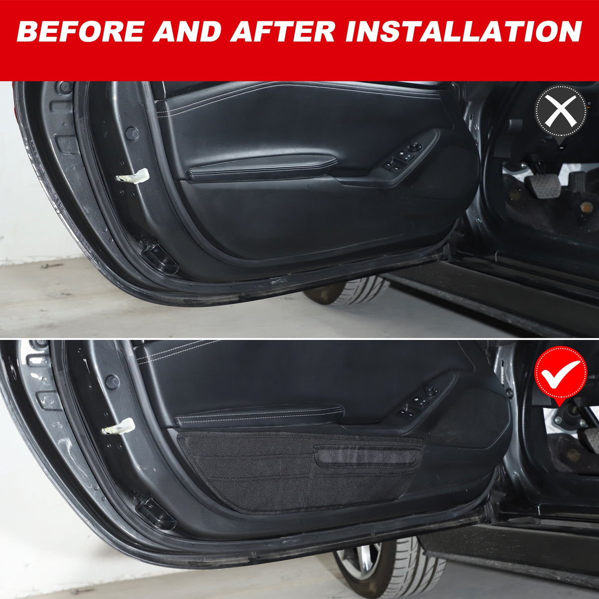 Front Door Storage Hanging Bag Tray For Mazda MX-5 Miata 2016-2023 22
