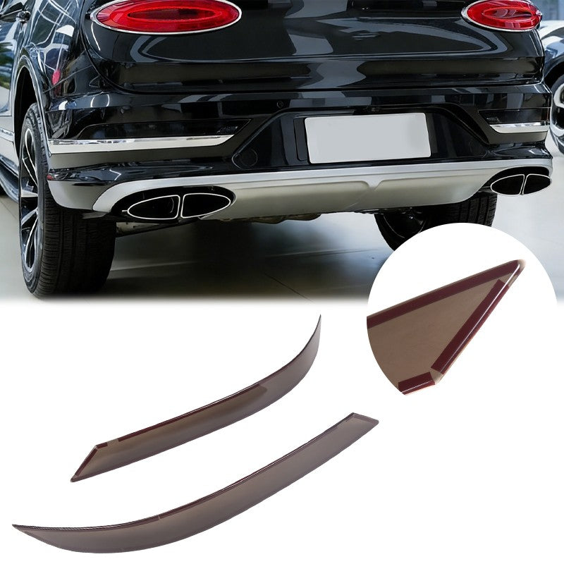 Smoked Black Rear Fog Light Lamp Trim Cover For Bentley Bentayga 2021-23 US 6