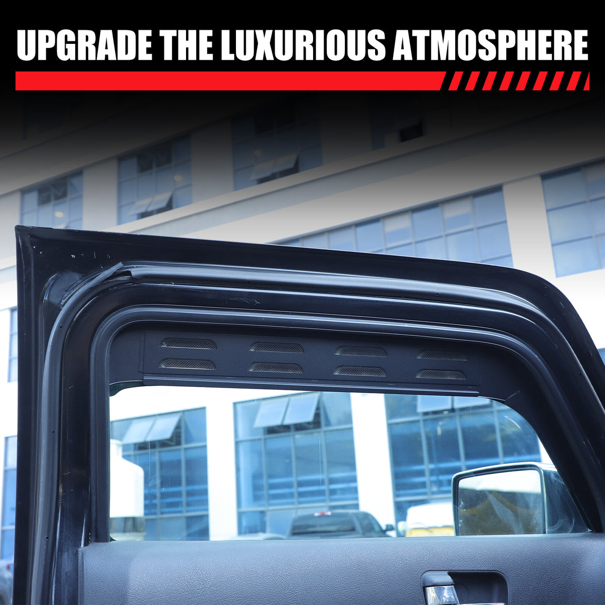 Alloy Front Door Window Louver Air Vent Panel Trim Cover For Hummer H3 05-09 US 16