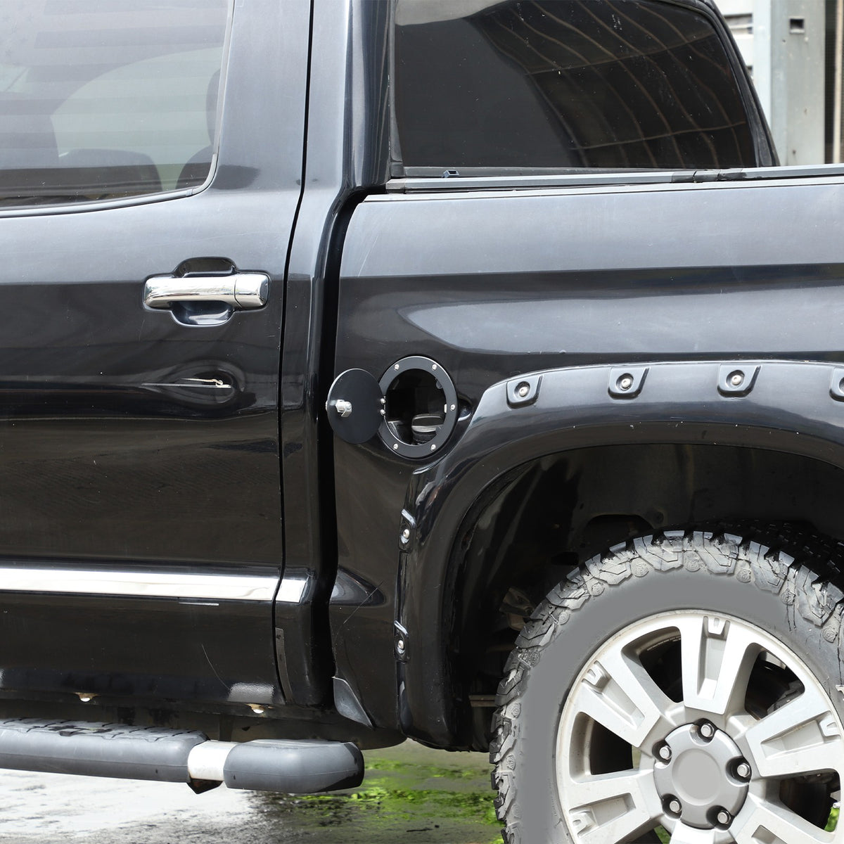 Fuel Cap Anti-Theft Lock Cover with Combination Lock For Toyota Tundra 2007-2021 14