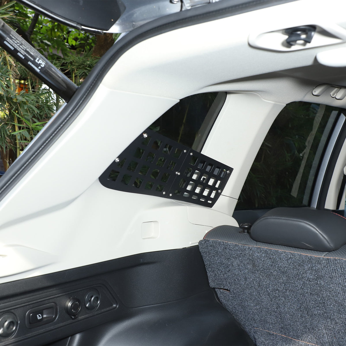 Side Window Cargo Barrier & Organizer Molle Panel For Subaru Forester 2019-2024 13