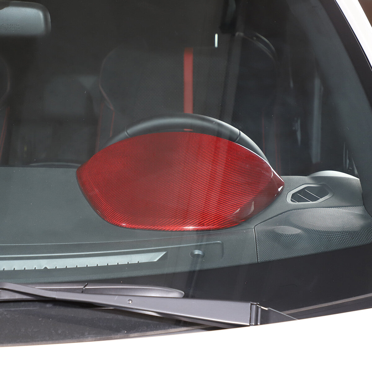 Red Real Carbon Fiber Interior Center Console Trim Set Kit For Subaru BRZ 22+ 90