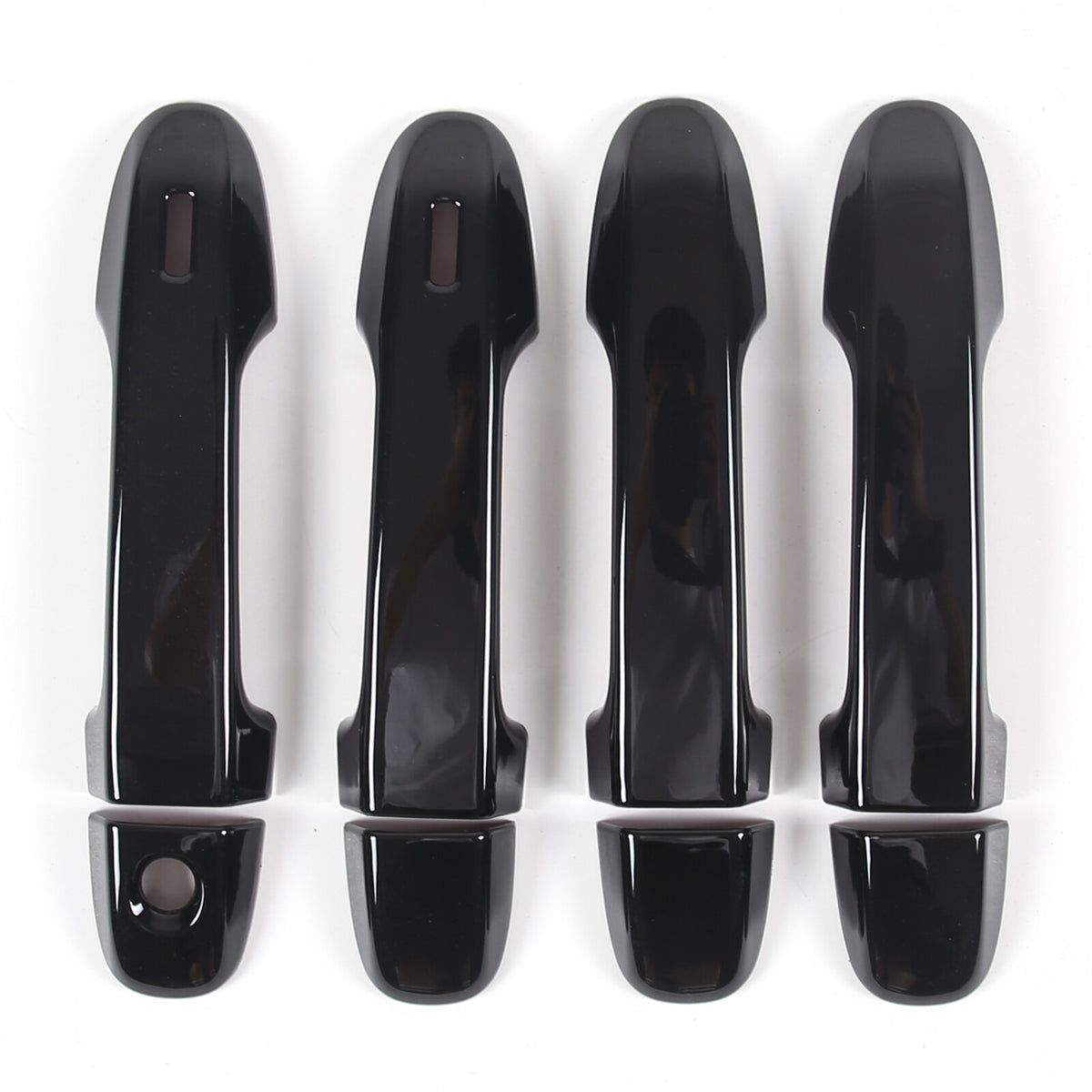 Glossy Piano Black Exterior Door Handle Window Louver Trim For Subaru WRX 22-25 39