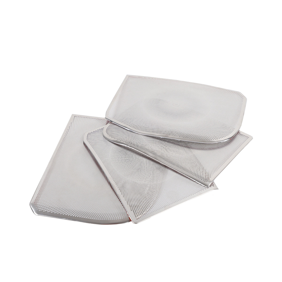 Silver Inner Door Speaker Tweeter Mesh Cover For Toyota Land Cruiser LC250 24+ 9