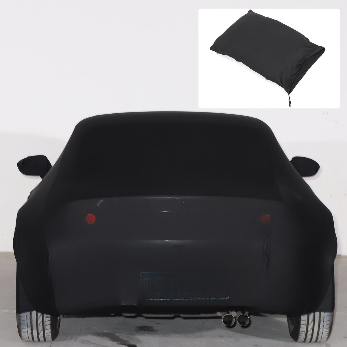 Black Car Protection Cover Waterproof Sun UV Resistant For Mazda MX-5 Miata 16+ 12