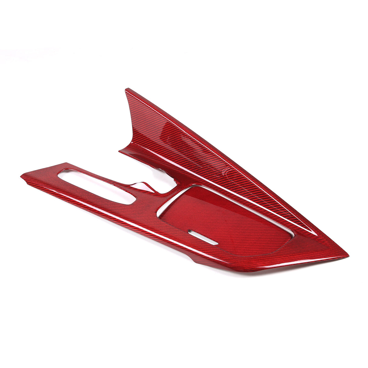 Red Real Carbon Fiber Full Interior Set Decor Trim Kit for Corvette C8 20-25 - Styles 46-50 60