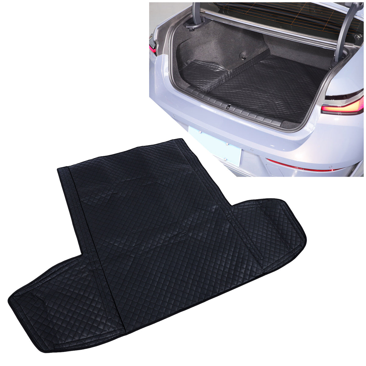 Cargo Trunk Tray Cargo Liner Rear Trunk Floor Mat For BMW 7 Series G70 2023-2025 4