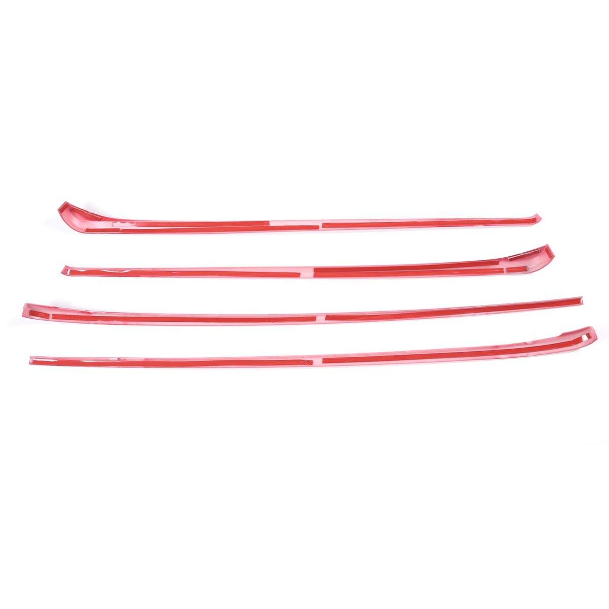 For Toyota Tundra 2022-23 Inner Interior Door Panel Trim ABS Red 4PCS US 13