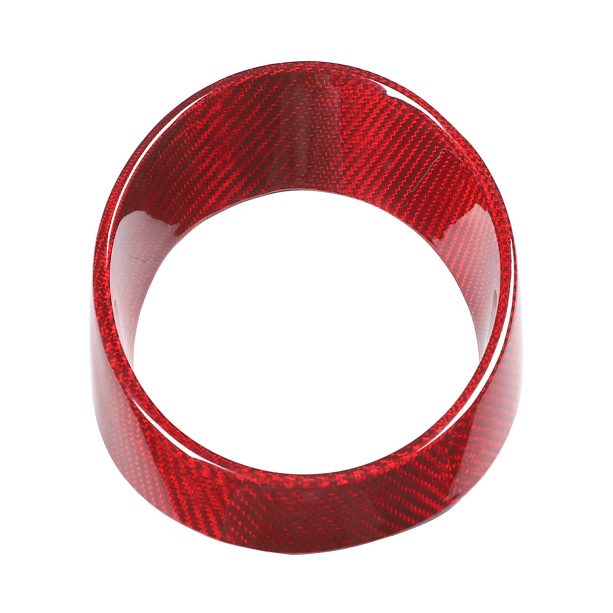 Red Real Carbon Fiber Instrument Tachometer Cover For Ferrari 458/488 2011-2016 10