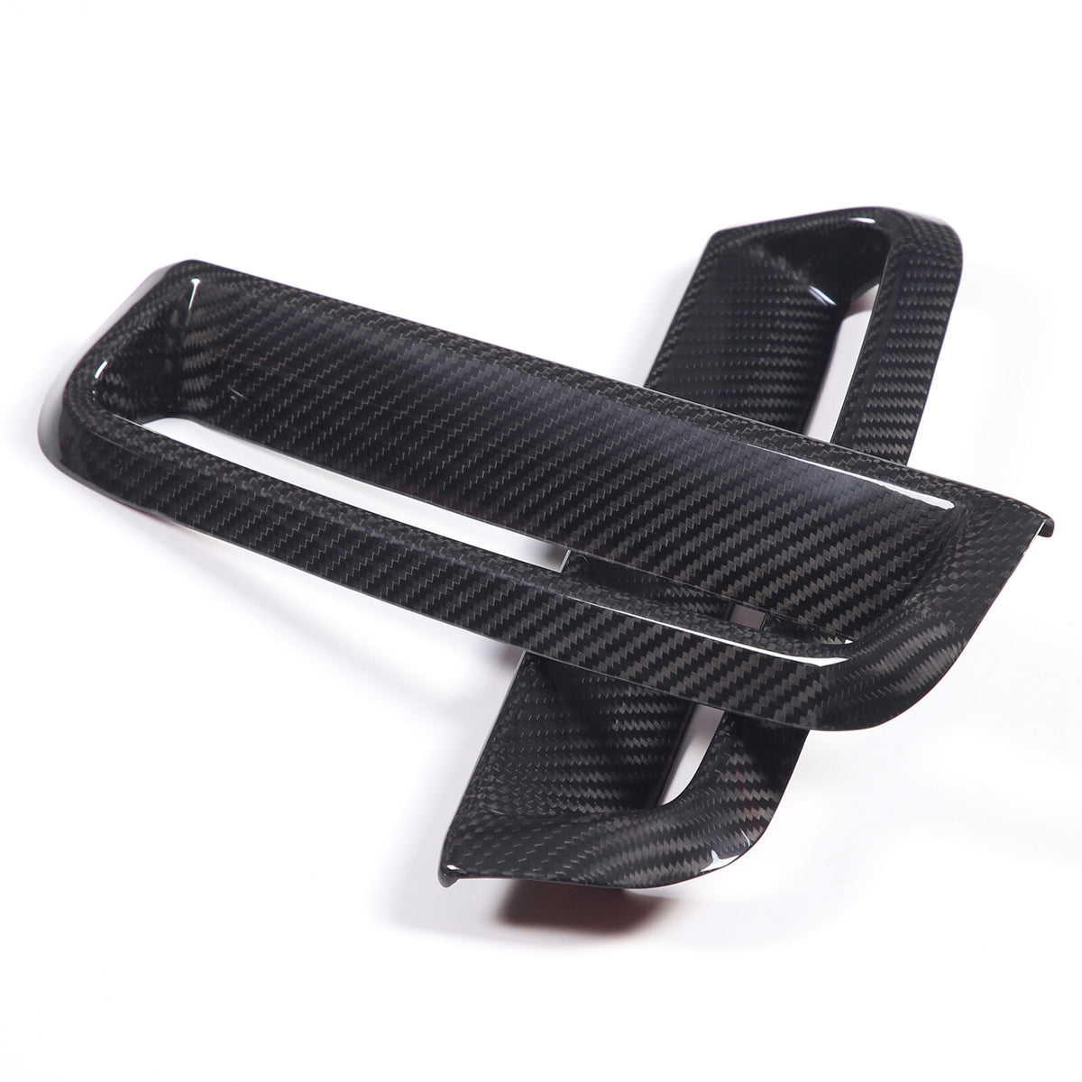 Real Carbon Fiber Front Fog Light Decor Cover Trim For BMW 4 series G26 2022-25 7