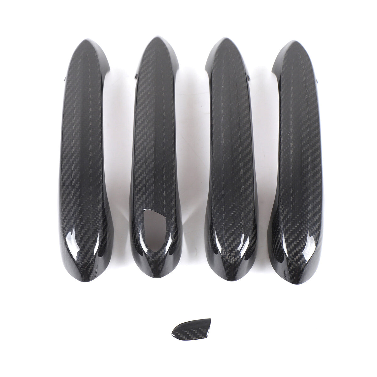 Real Carbon Fiber Exterior Door Handle Protector Trim for BMW 3 Series G20 20-25 6
