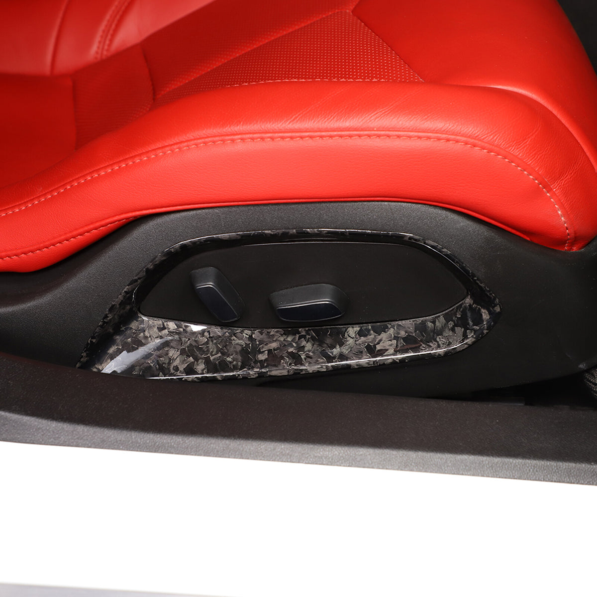 Forged Real Carbon Fiber Full Interior Set Cover Trim Kit For Corvette C8 20-25 - Variants 1-5 23