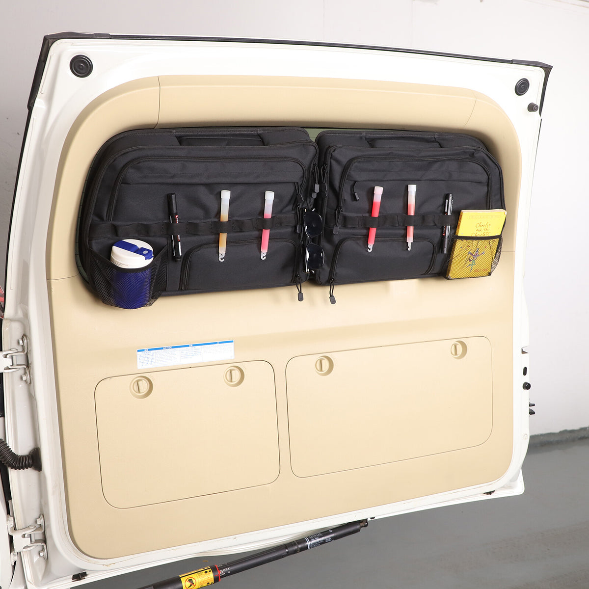Tailgate Rear Door Trunk Storage Bag Organizer For Toyota Land Cruiser Prado 10+ 4