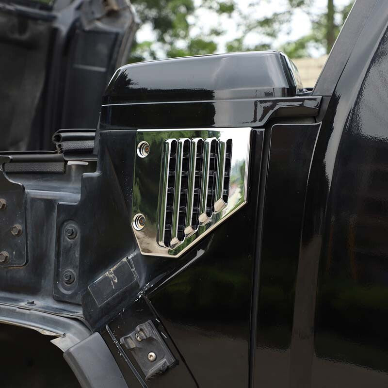 Silver Chrome Exterior Door Handle Mirror Hood Vent Trim Kit For Hummer H2 03-09 81