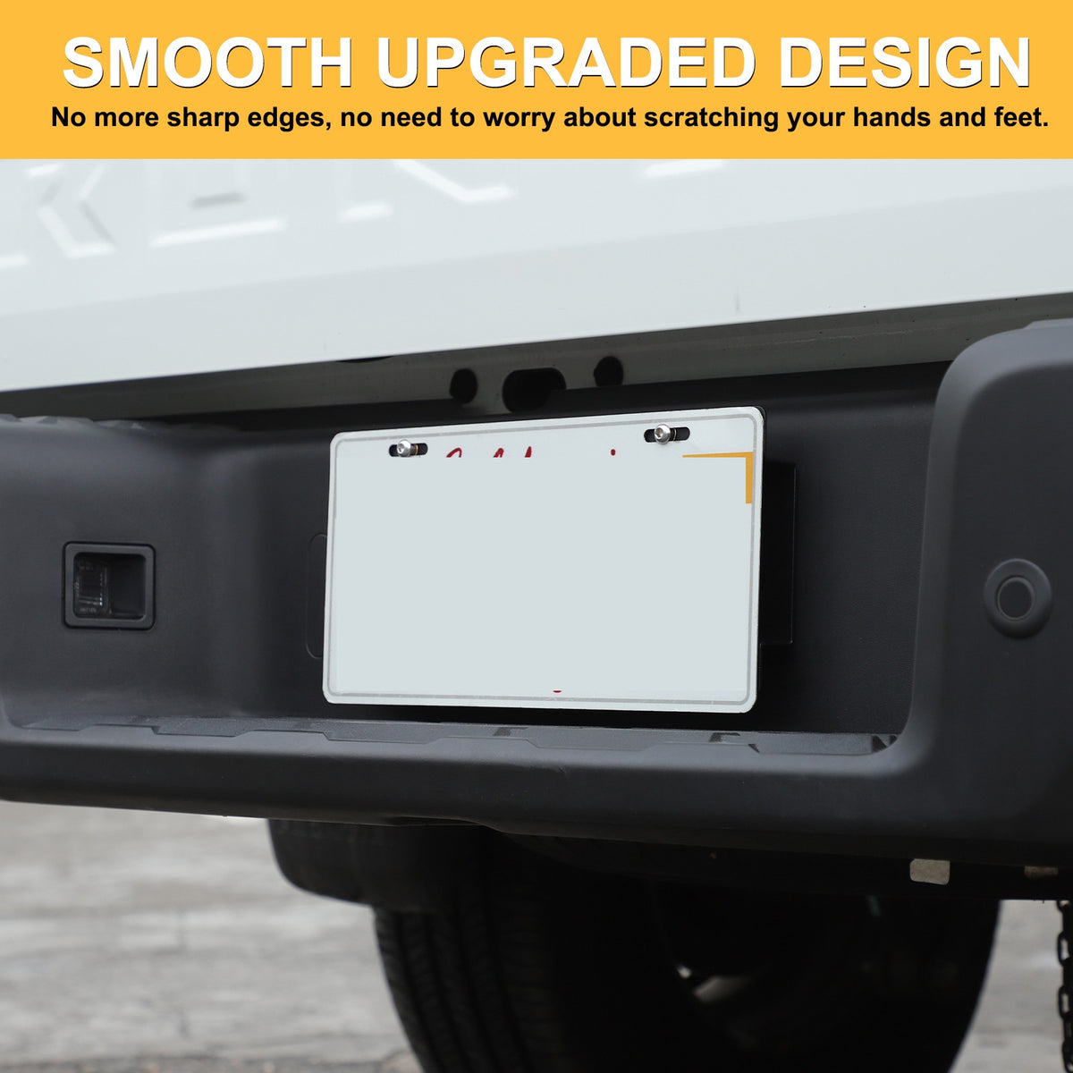 Carbon Steel Front License Plate Frame Trim For Nissan Frontier 22+ (US Version) 8