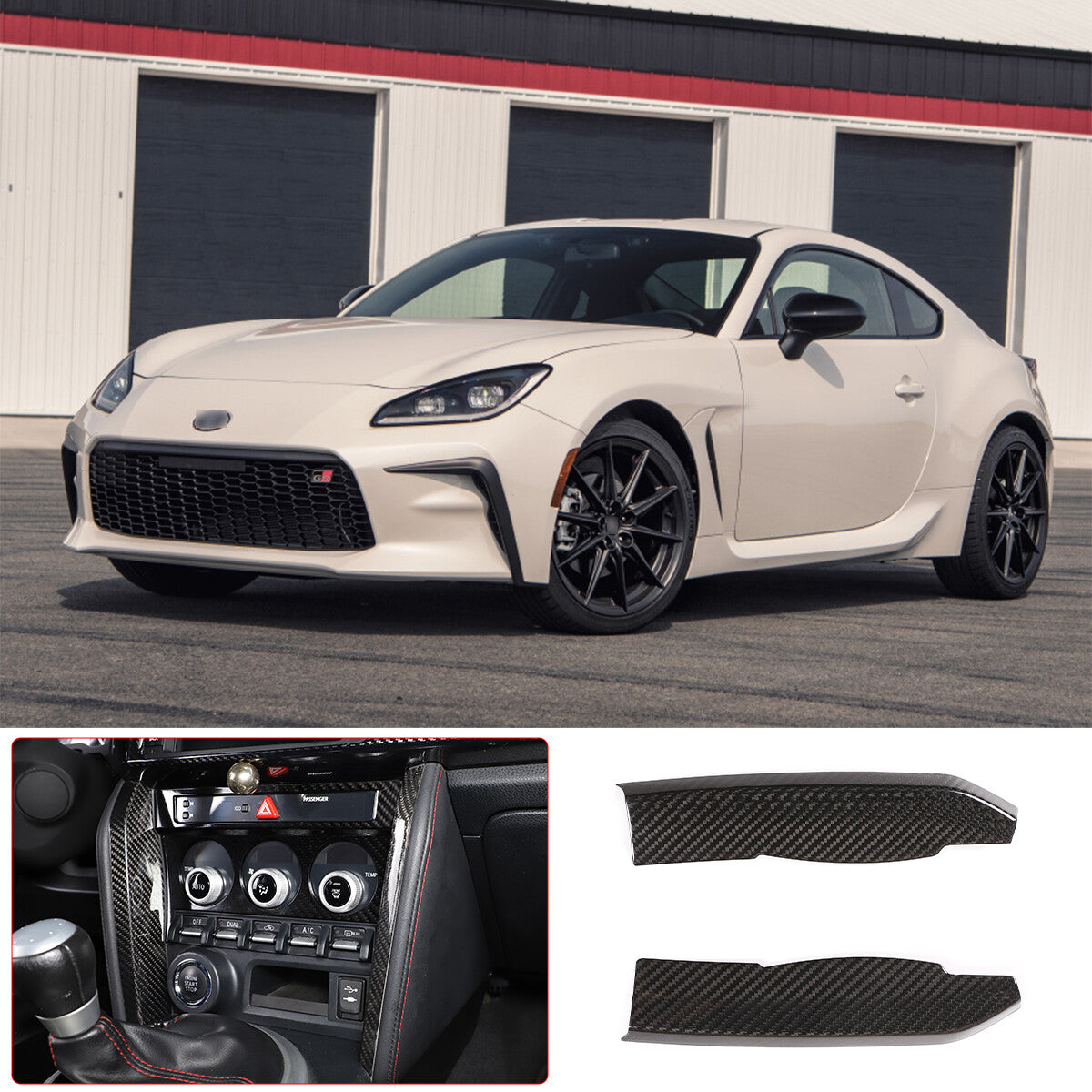 Real Carbon Fiber Interior Center Trim Set For Toyota 86 Subaru BRZ 2012-2020 41